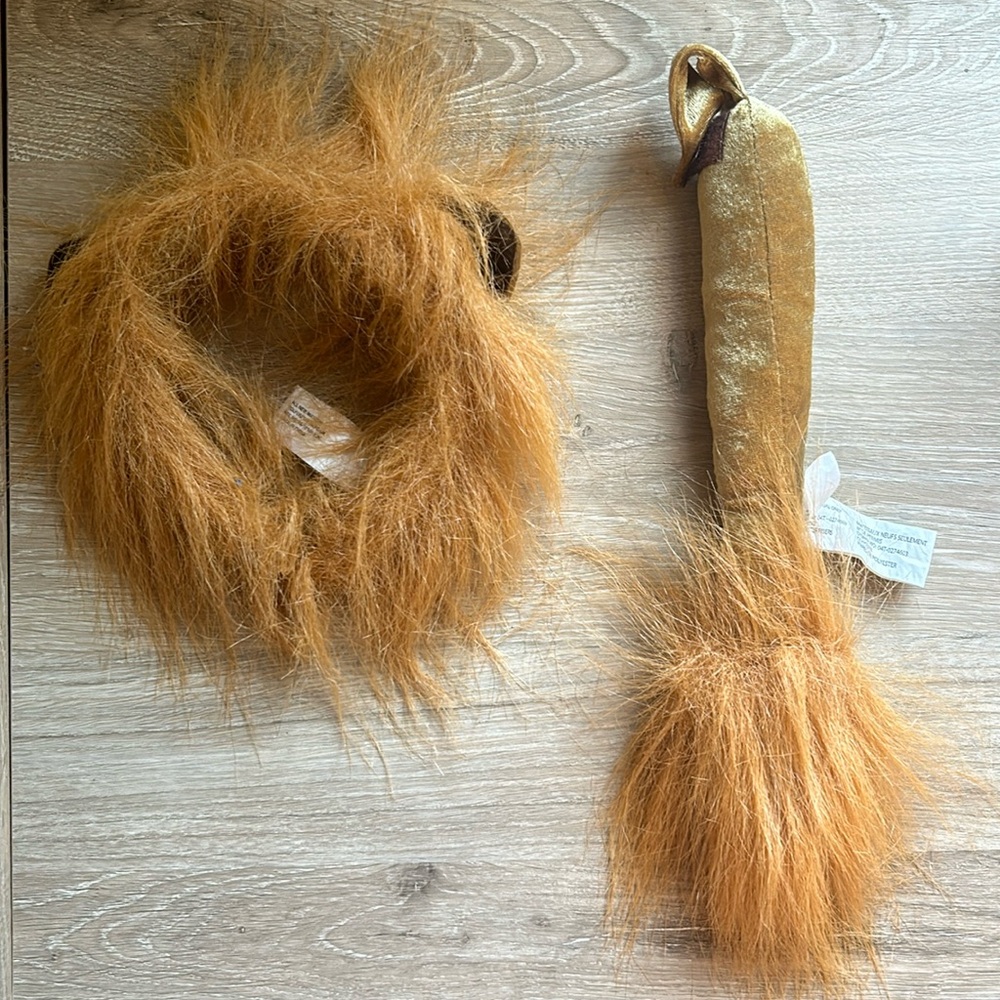 Lion headband ears and tail Halloween costume